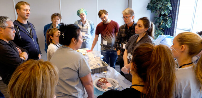 RhPAP supports rural operating room nurses at Rural Surgical Skills workshop in Banff