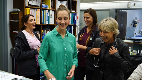 Some of the Grande Cache health care team at the Grande Cache Community Health Complex.