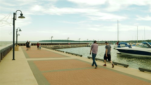 Cold Lake has a beautiful marina.